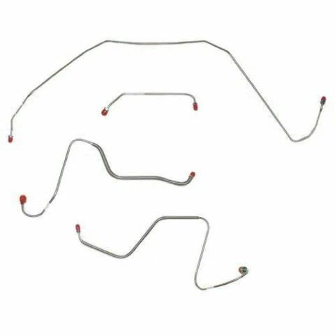 1967 Buick Skylark Front Brake Line Kit Manual Drum Brakes Steel - AKT6721OM